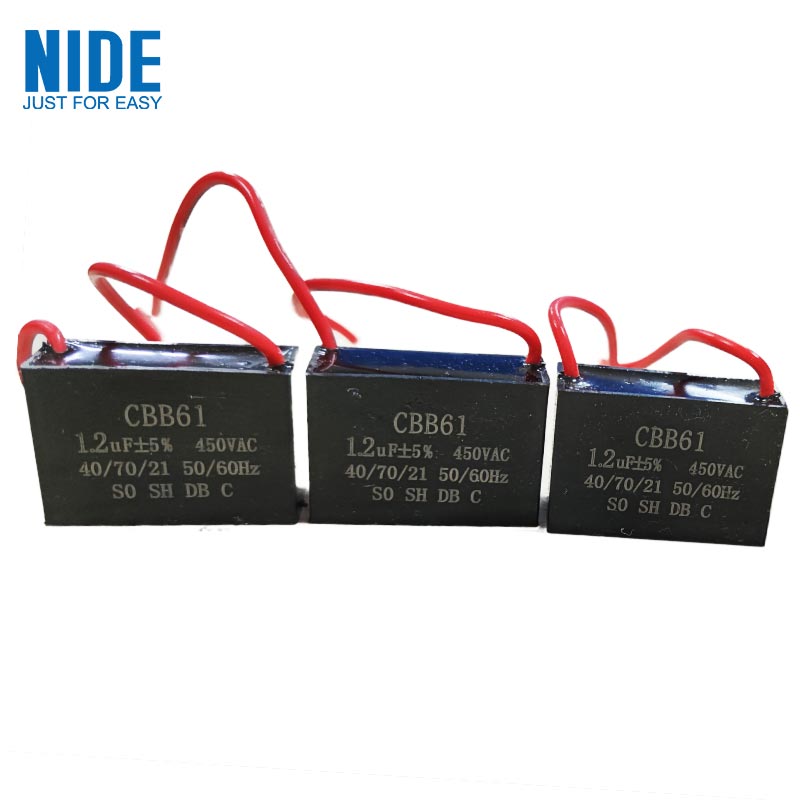 កង្ហារអគ្គិសនី 1.2UF CBB61 Capacitor