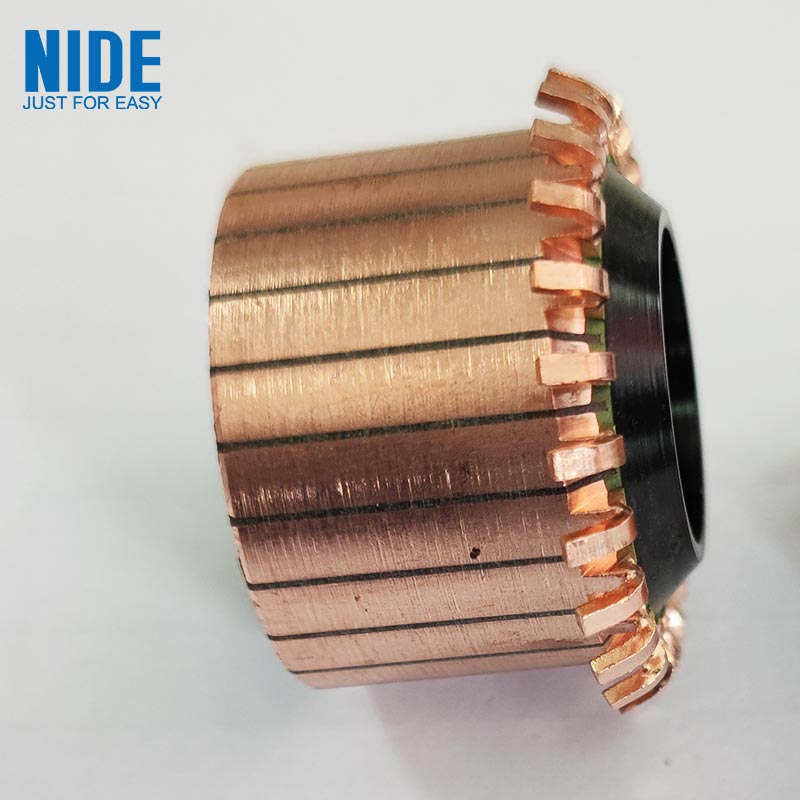 ឧបករណ៍បំលែងម៉ូទ័រ AC 24P armature commutator 30.3*12*23.5mm