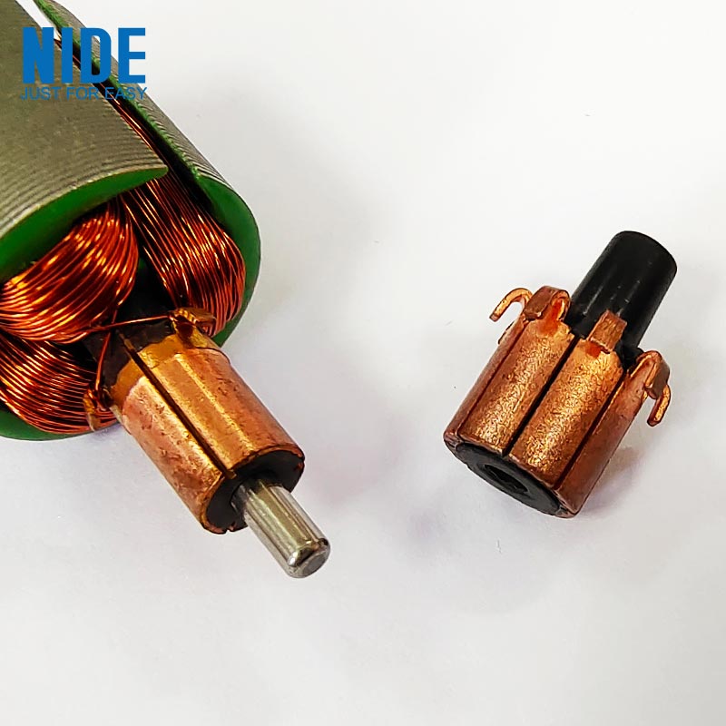 Mini Drill Motor Motor Commutator សម្រាប់ឧបករណ៍ថាមពល